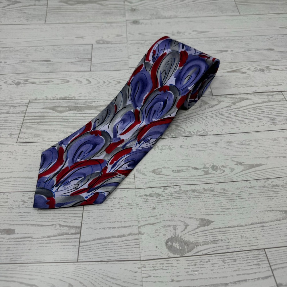 J Garcia Collection Fifty One At The Bunny Fights Mens Silk Blend‎ Necktie